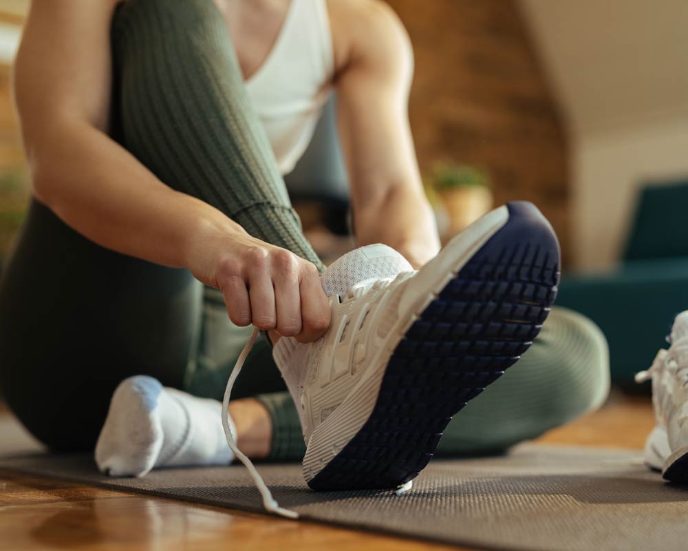 Women doing yoga