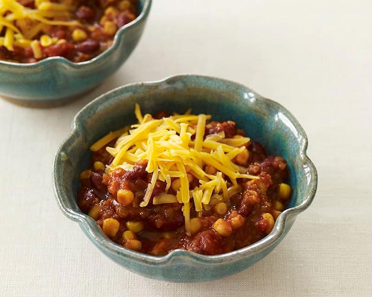 Quick vegetarian chili